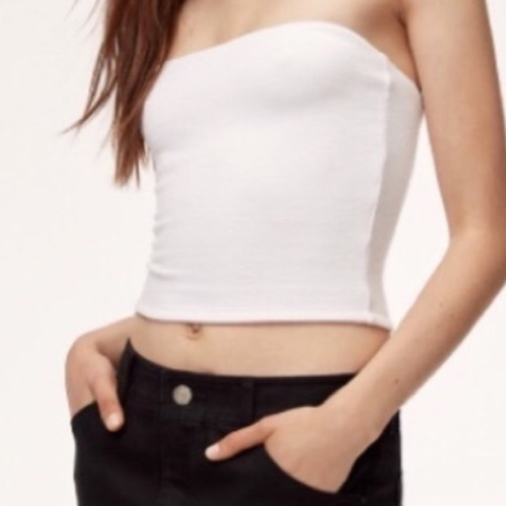 Aritzia Wilfred Free Ariana tube top
